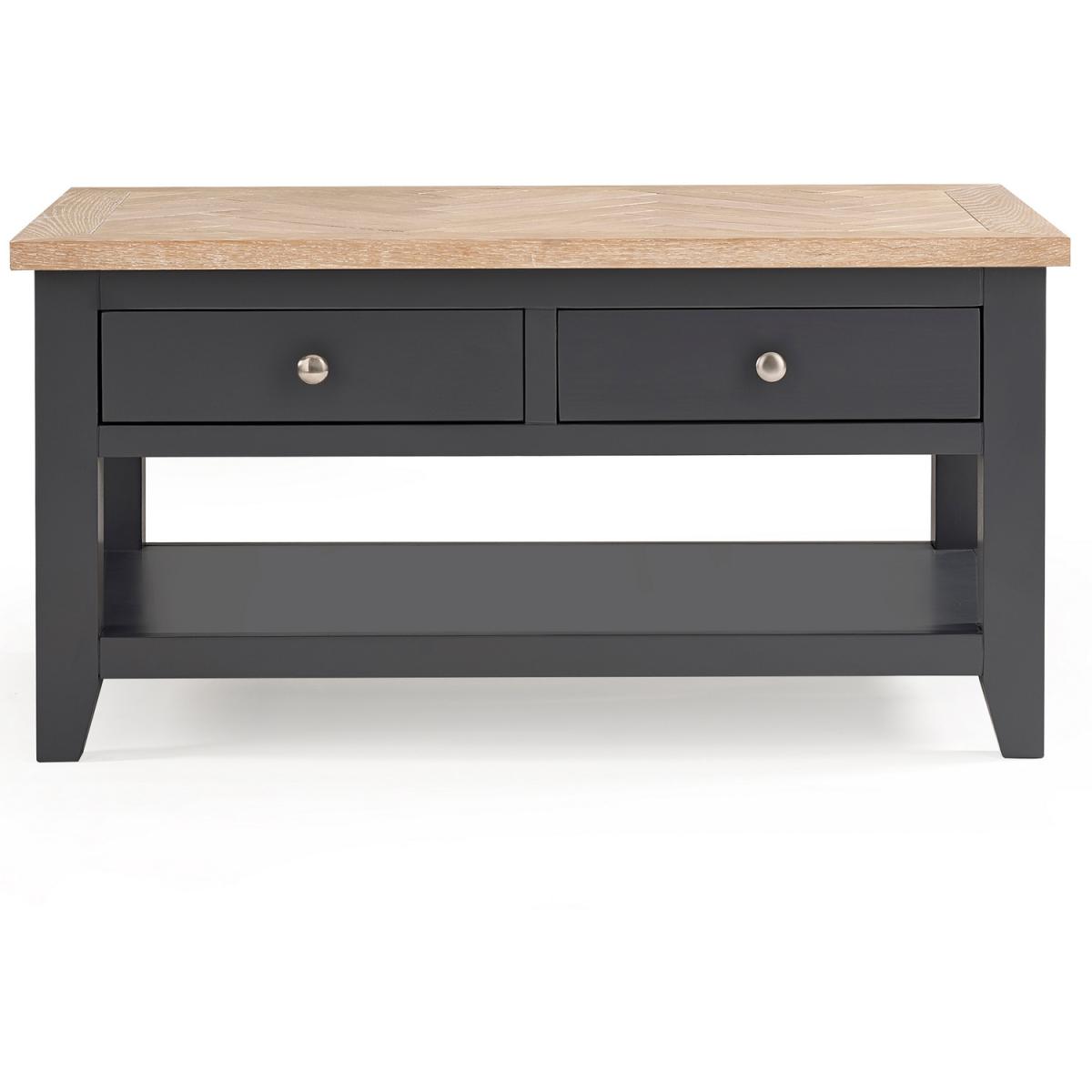 Bordeaux Coffee Table - Dark Grey and Oak – image 4