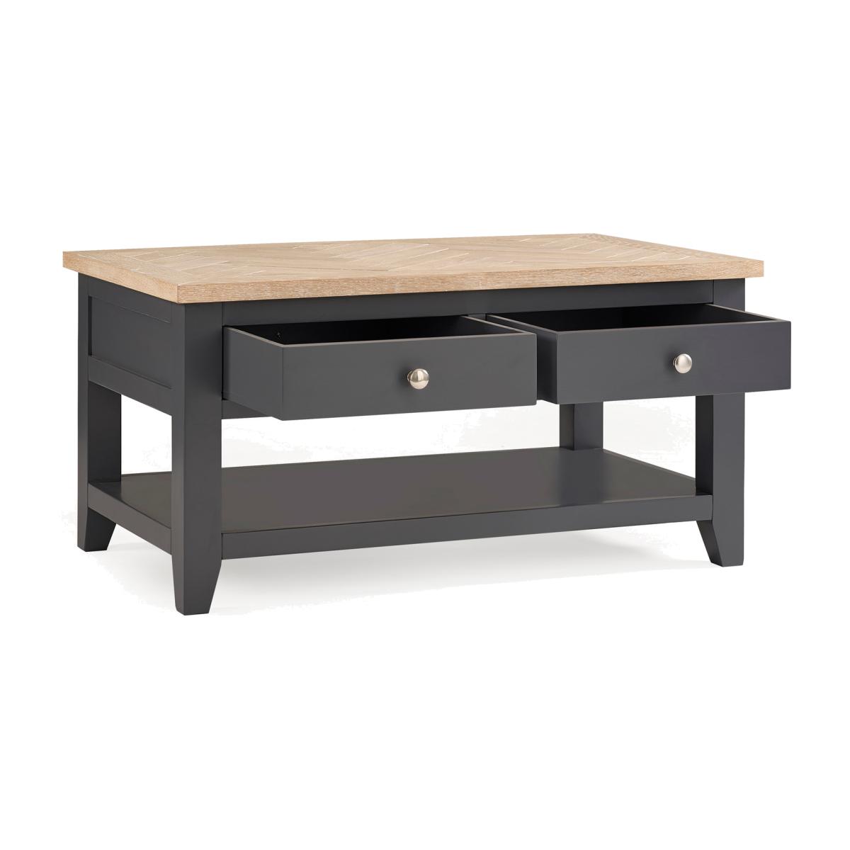 Bordeaux Coffee Table - Dark Grey and Oak – image 1