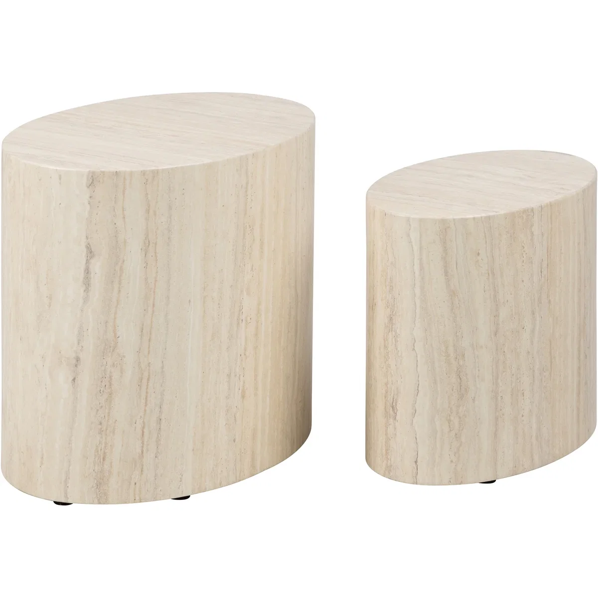 Mice Oval Coffee Table Set of 2 - Oak – image 3