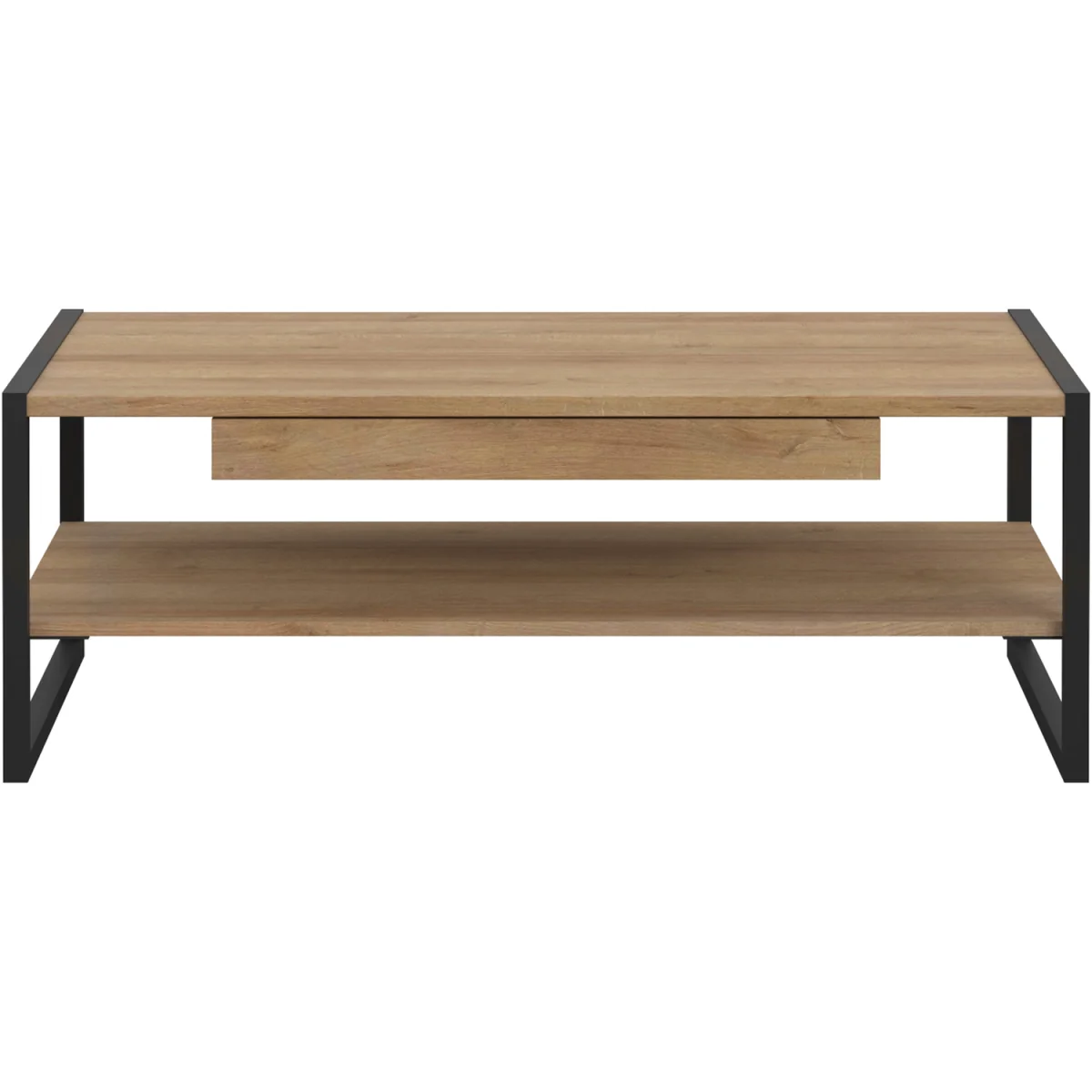 High Rock Coffee Table in Riviera Oak - Black & Riviera Oak – image 4