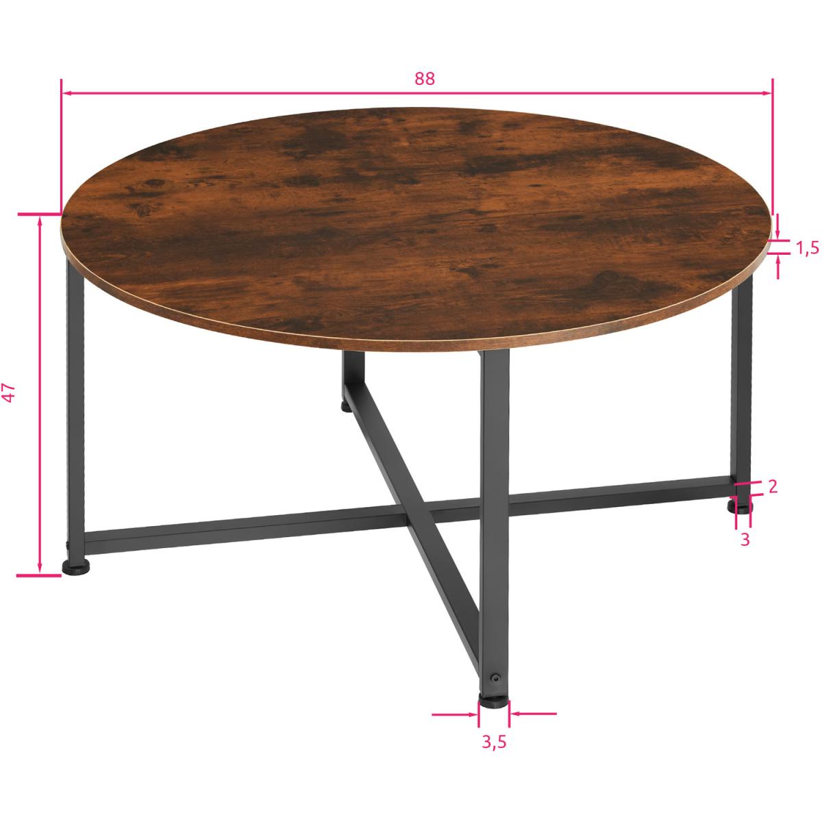 Coffee Table Aberdeen - Industrial Dark – image 3