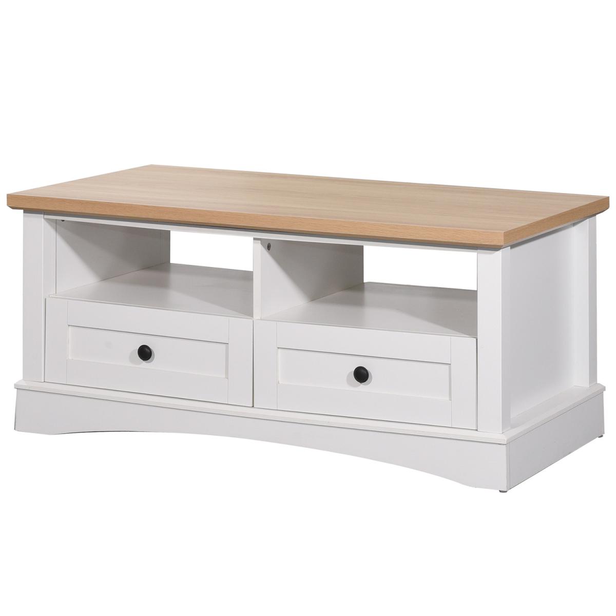 Carden Coffee Table With Two Drawers - Dark Grey – image 7