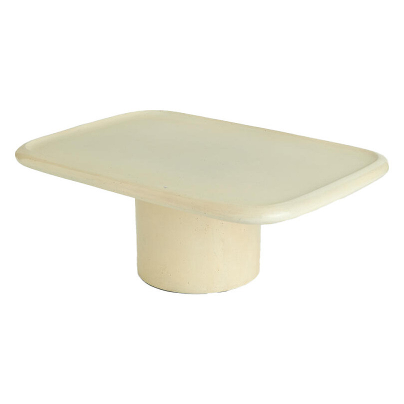 Selby Outdoor Coffee Table, Parchment – image 1