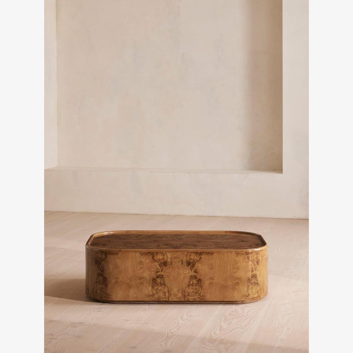 Dawson Coffee Table, Olive Ash Burl – image 1