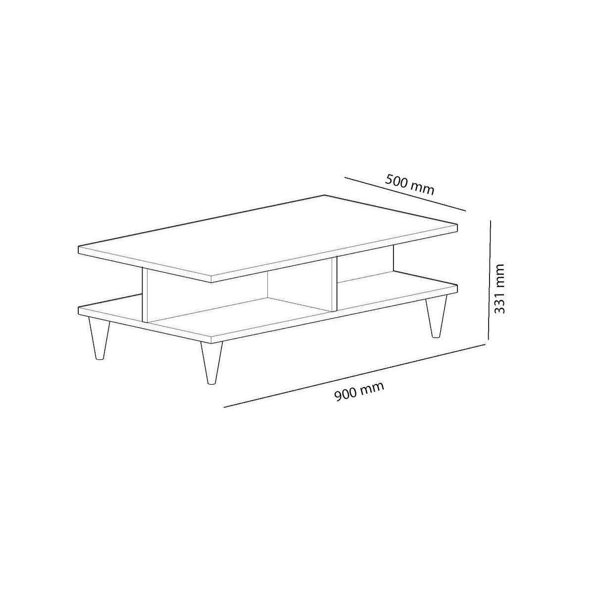 Arnetti Coffee Table, Oak – image 5