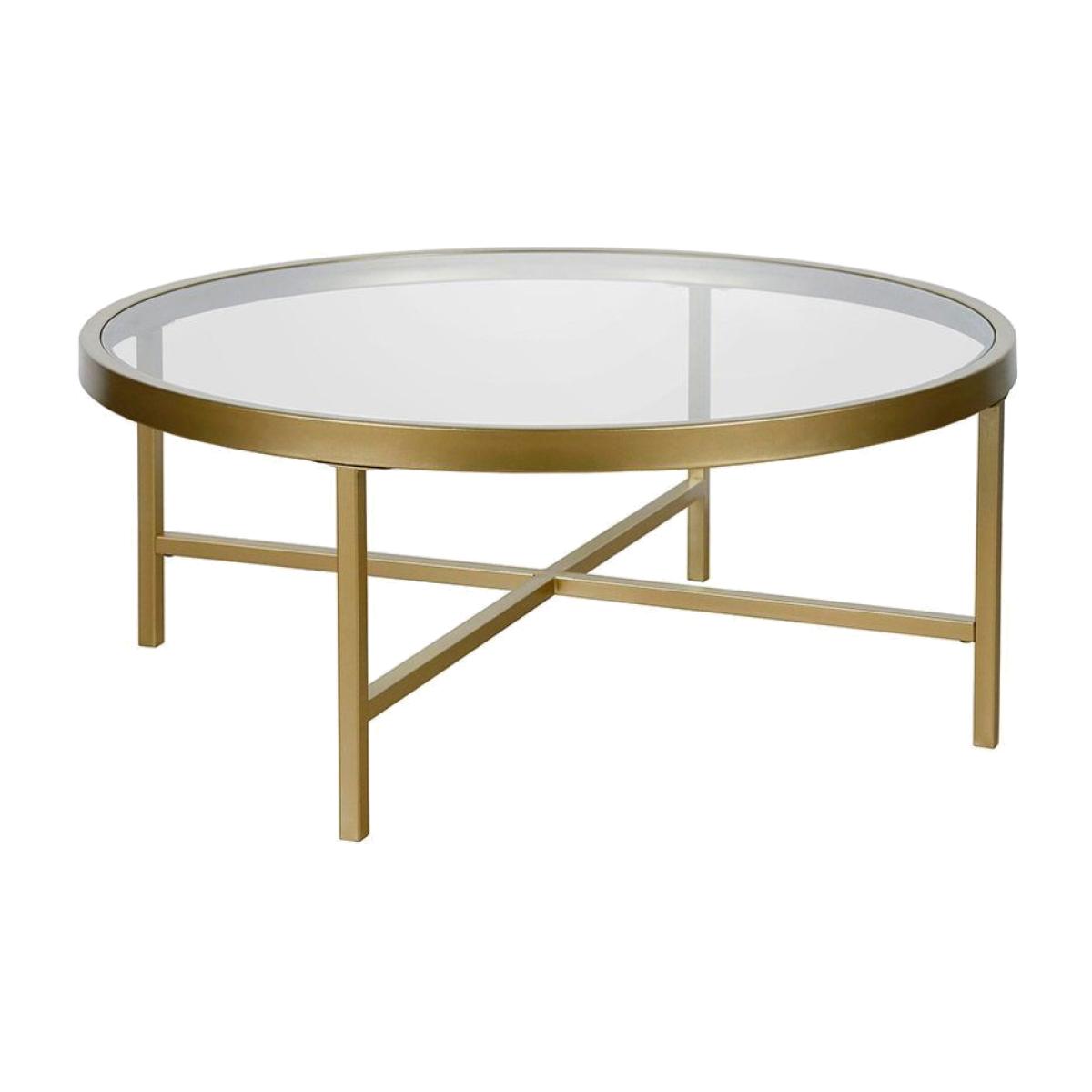 Puay Coffee Table, Vintage Brass – image 1
