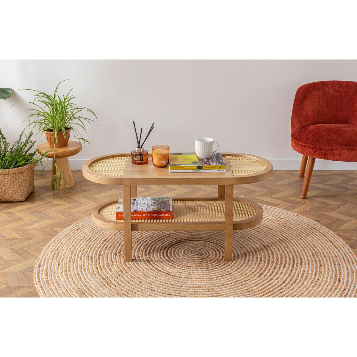 Nala Rattan Coffee Table – image 2
