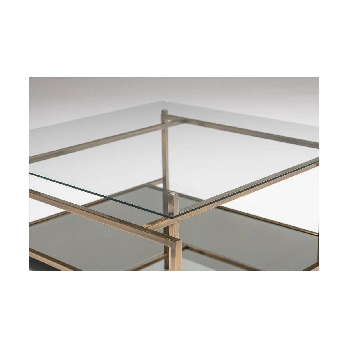 Manhattan Transparent Glass Coffee Table – image 11