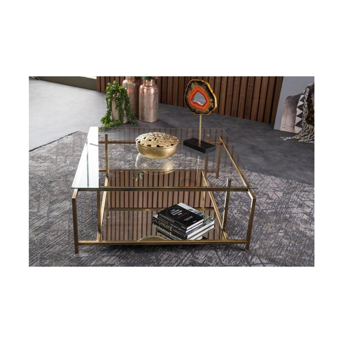 Manhattan Transparent Glass Coffee Table – image 7