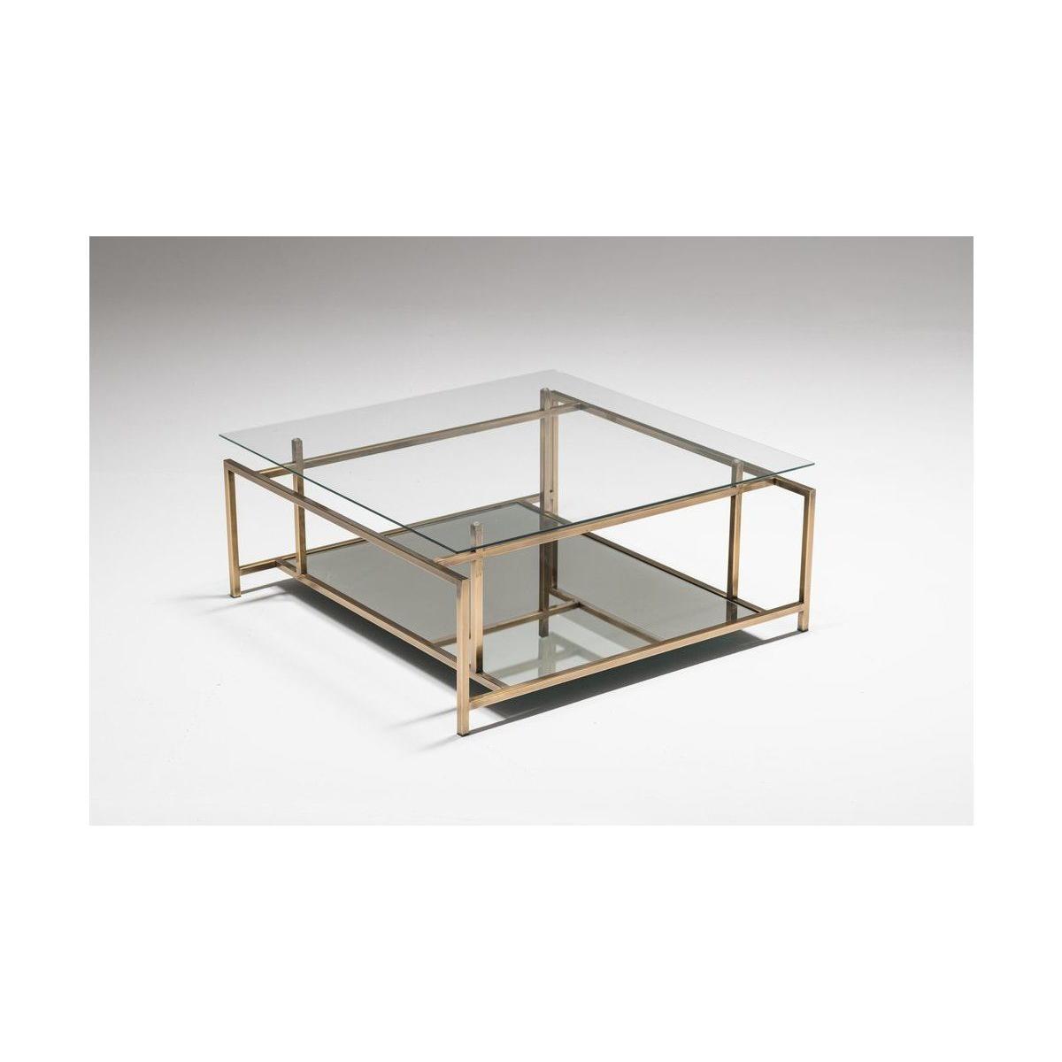 Manhattan Transparent Glass Coffee Table – image 10