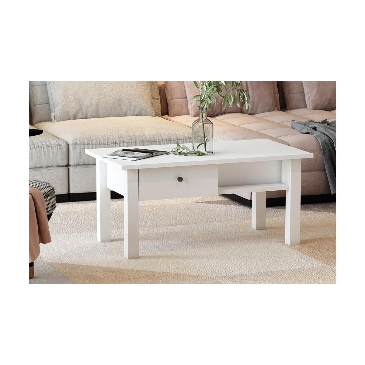 Lisboa Coffee Table, White – image 1
