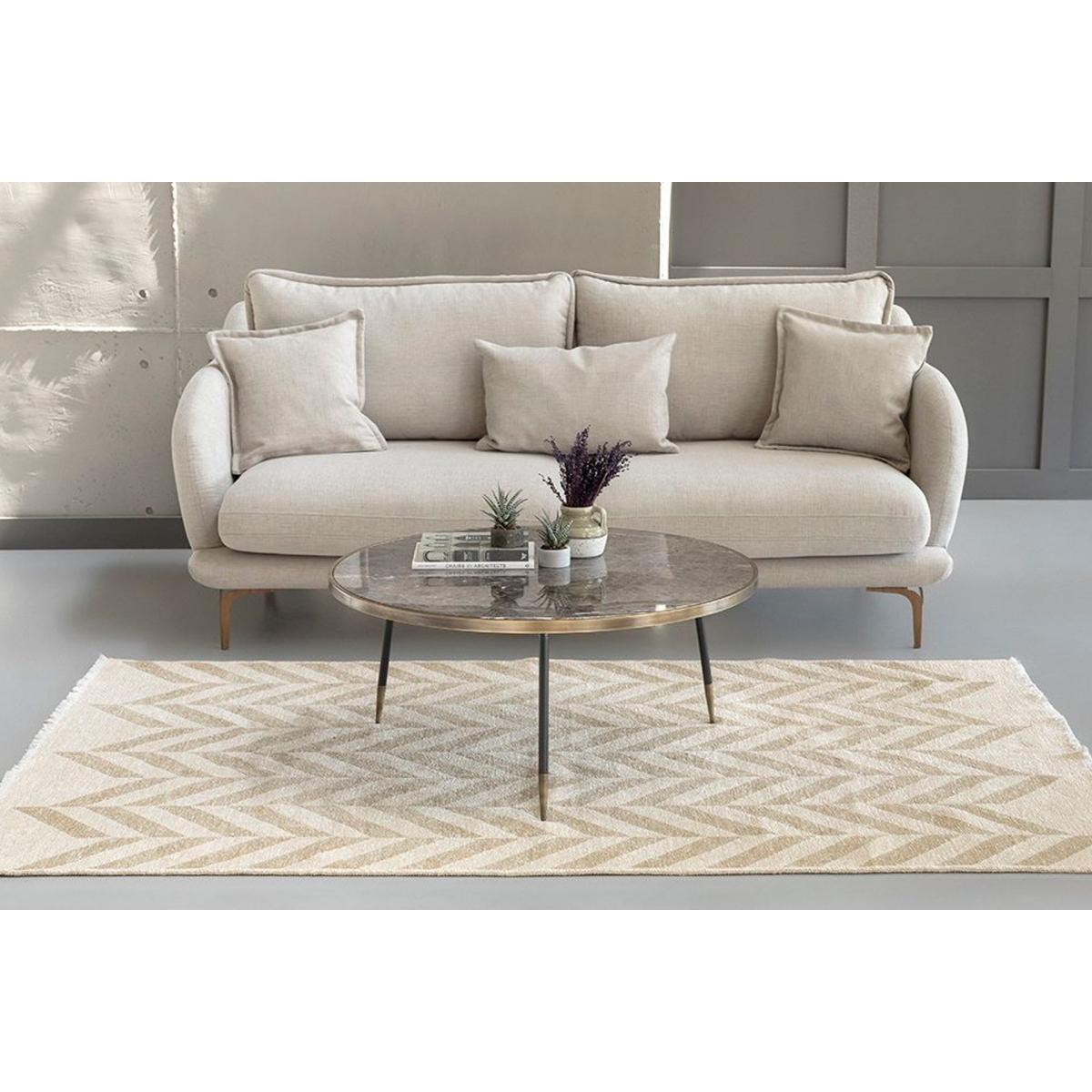 Tau Marble Coffee Table, Grey – image 4
