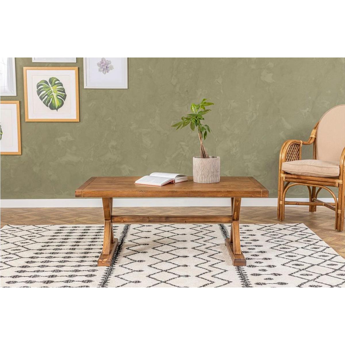 Matis Coffee Table, Dark Wood – image 2