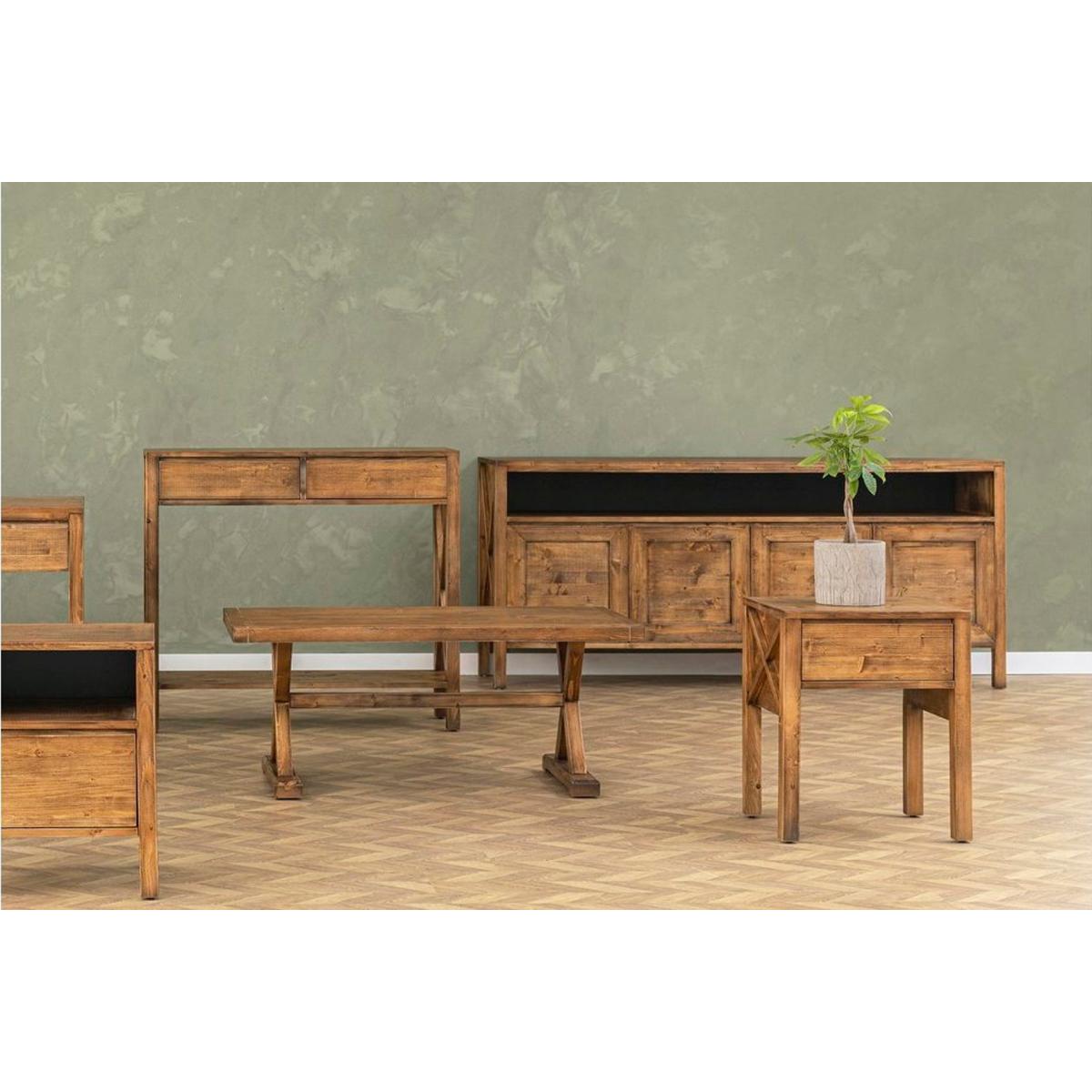 Matis Coffee Table, Dark Wood – image 8
