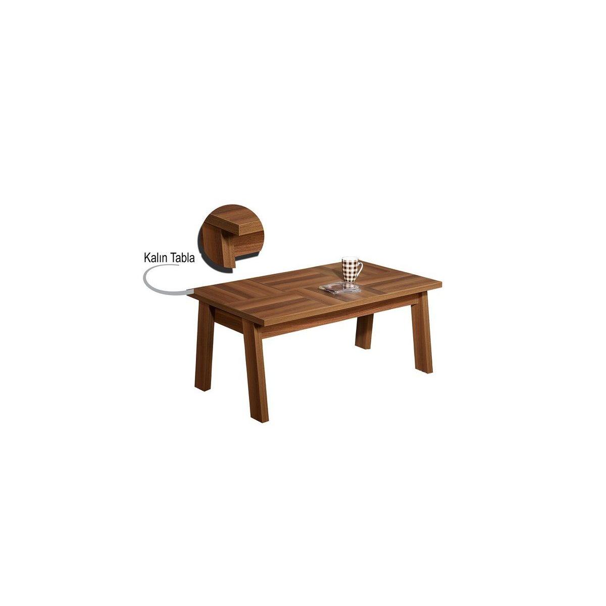 Story Coffee Table, Dark Wood – image 3