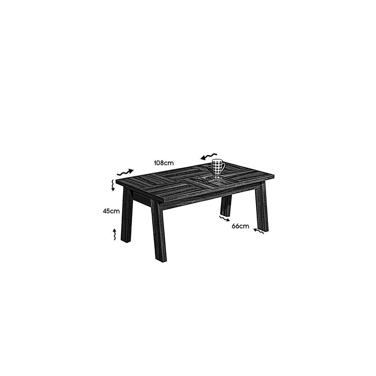 Story Coffee Table, Dark Wood – image 4