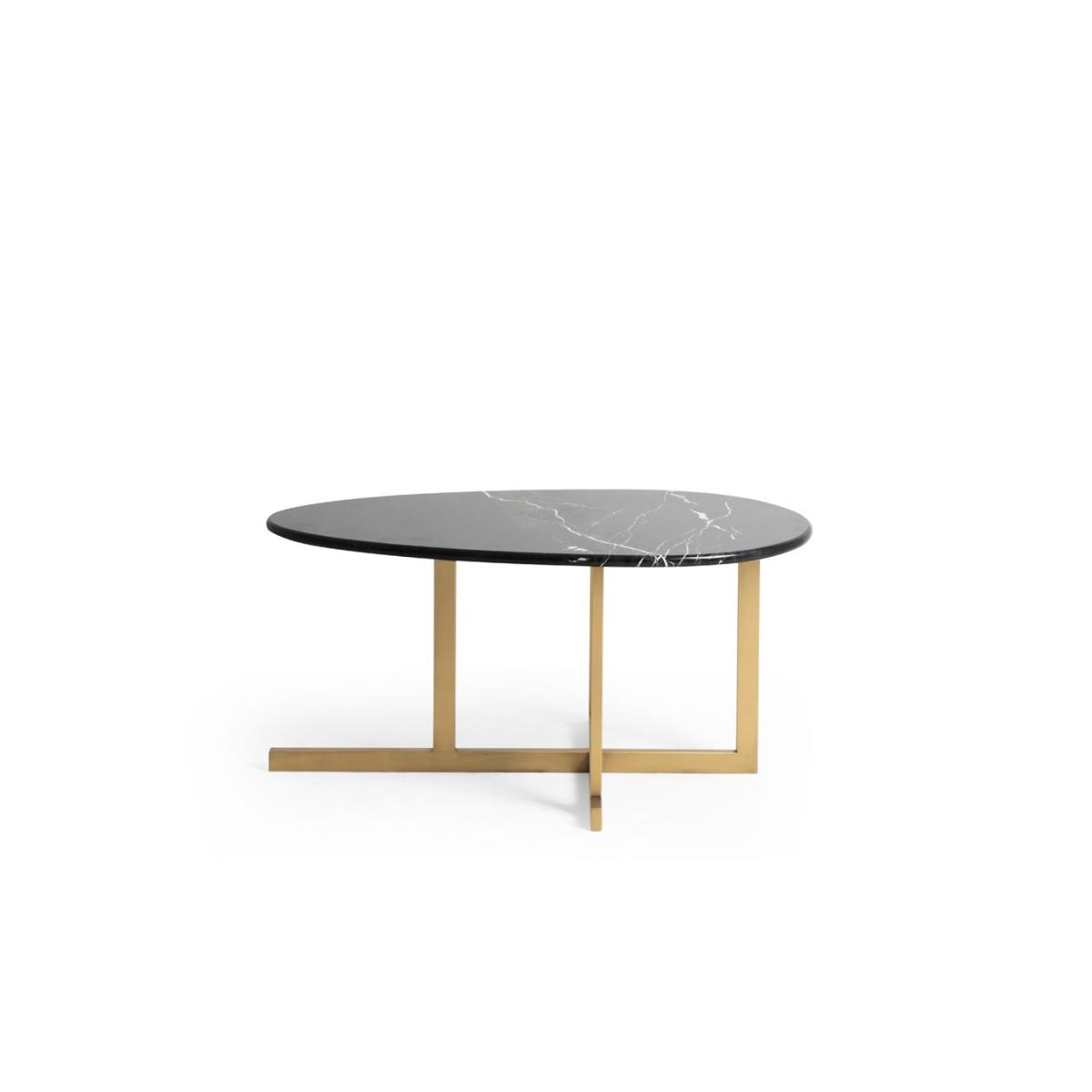 Gigi Marble Coffee Table, Black – image 3