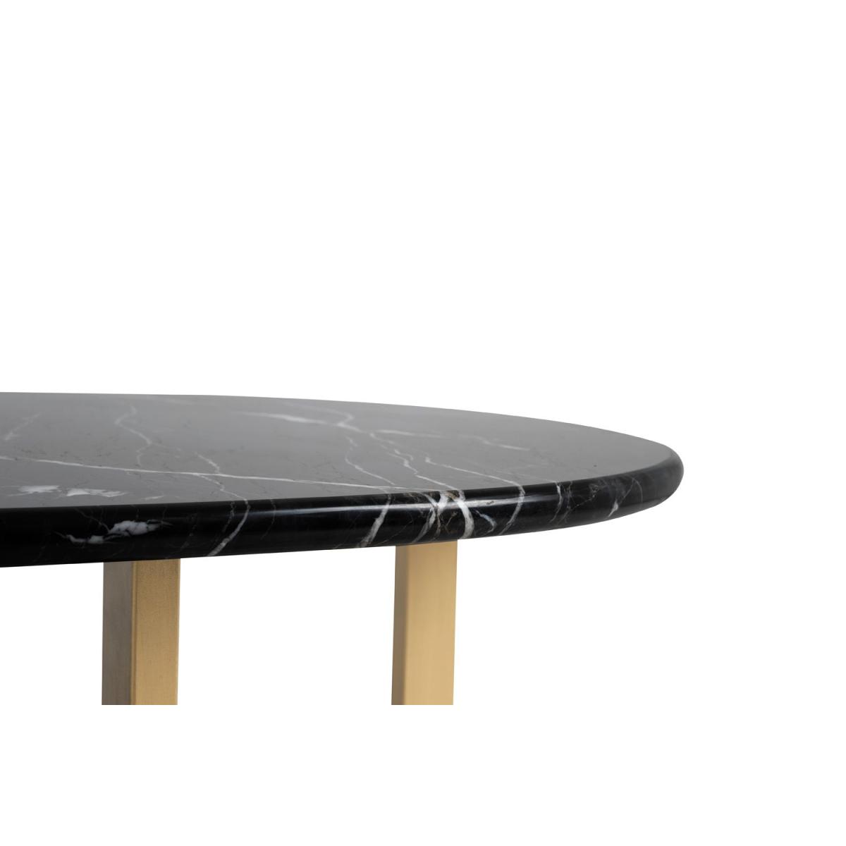 Gigi Marble Coffee Table, Black – image 5
