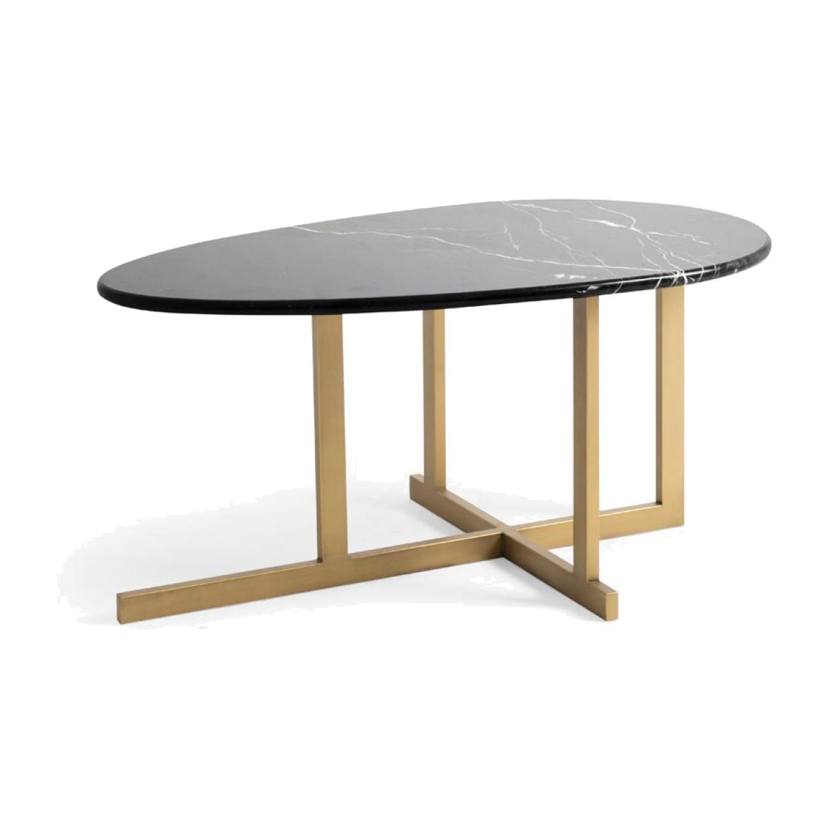 Gigi Marble Coffee Table, Black – image 1