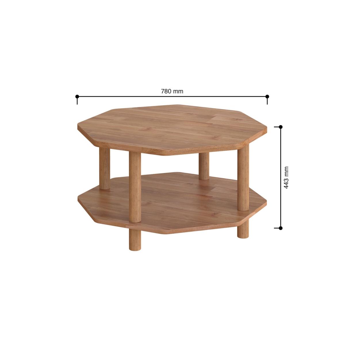 Maya Octagon Coffee Table (Large) – image 3