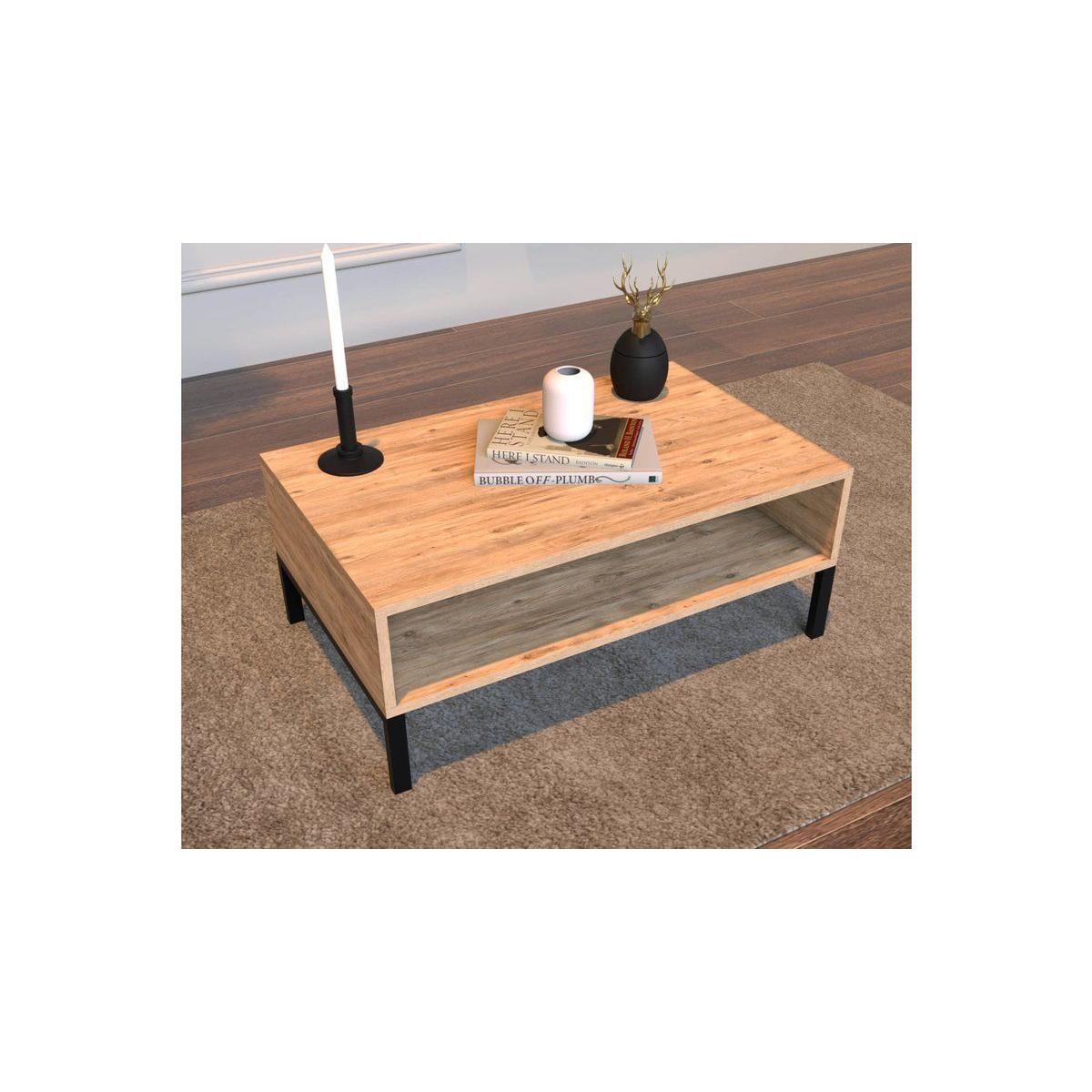 Bimossa Pedro Coffee Table, 90 Cm, Light Wood – image 2