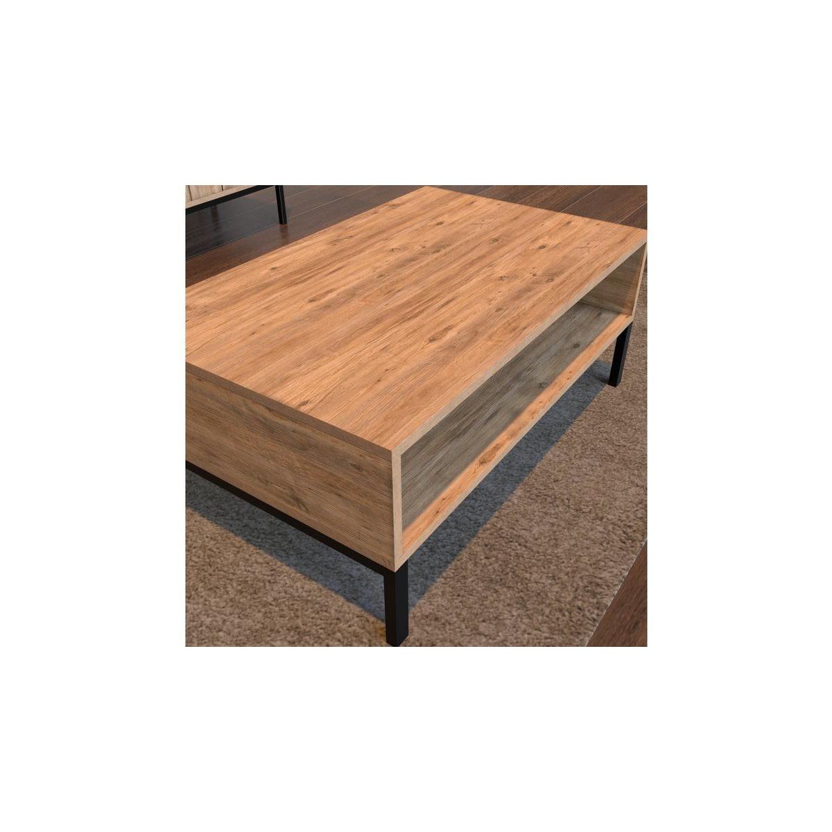 Bimossa Pedro Coffee Table, 90 Cm, Light Wood – image 4