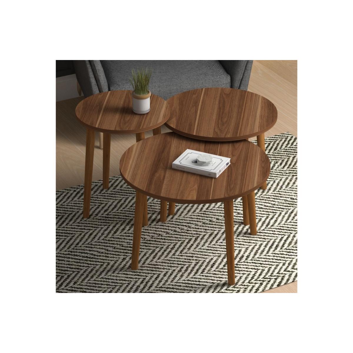 Rome 3 Piece Coffee Table Set – image 2