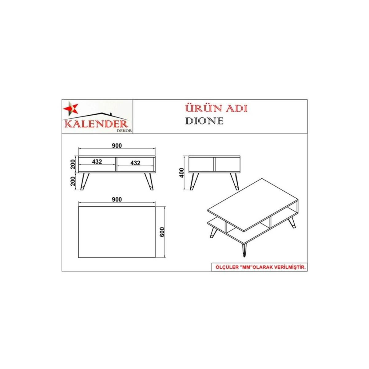 Inverno Dione Coffee Table, White – image 3