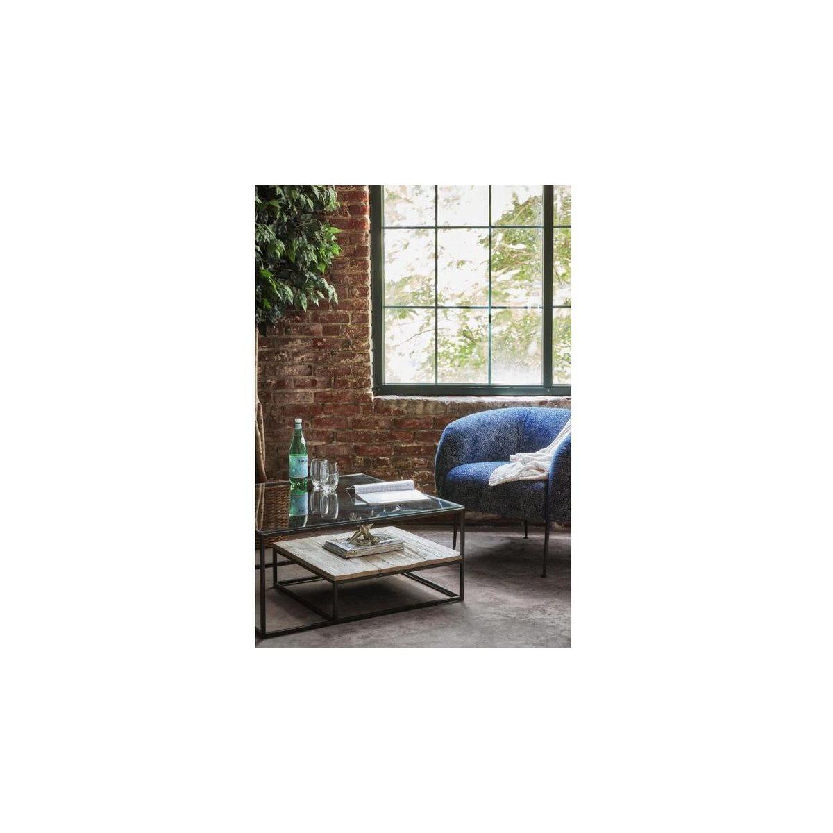 Drual Coffee Table, Black & Dark Wood – image 6