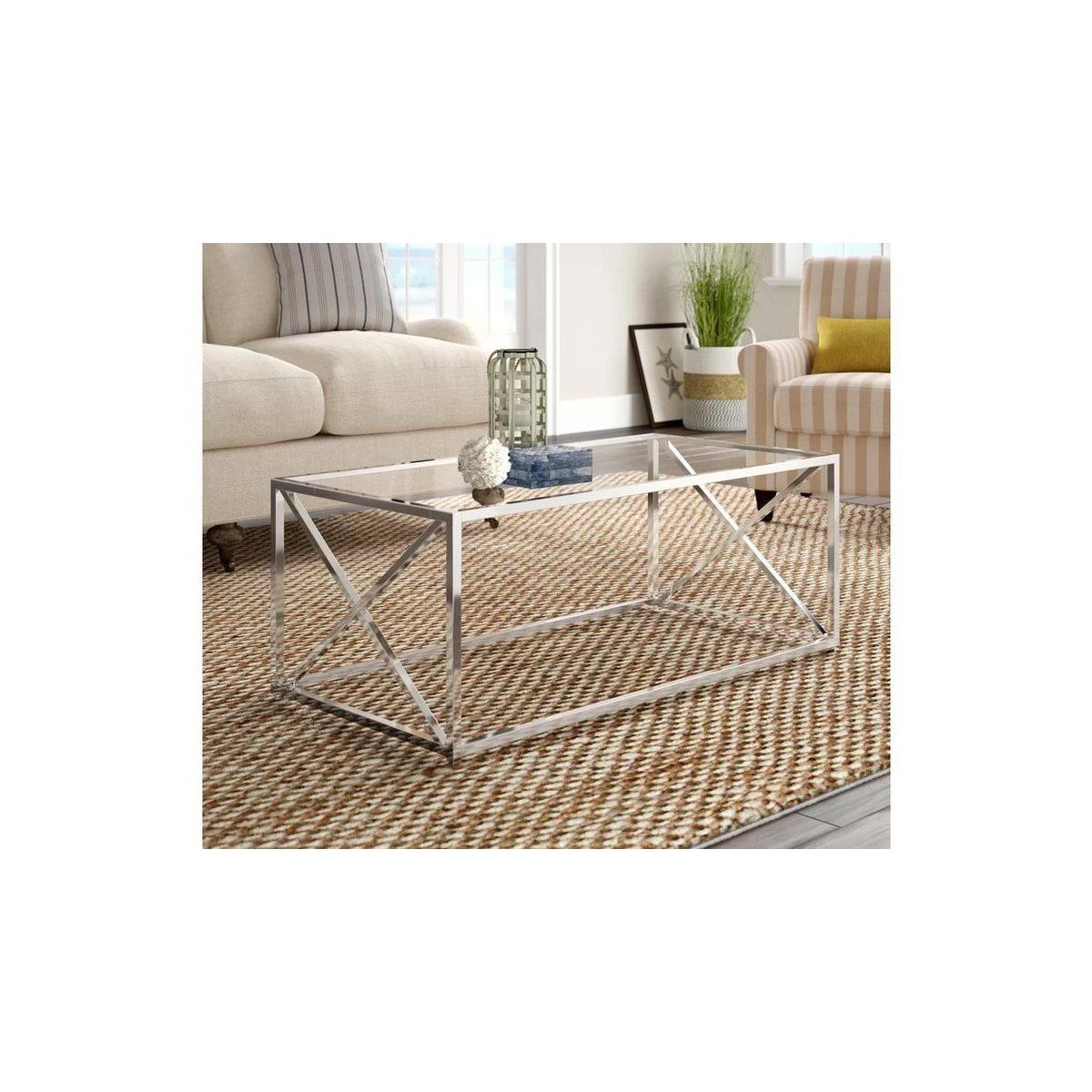 Kex Coffee Table, Silver – image 2