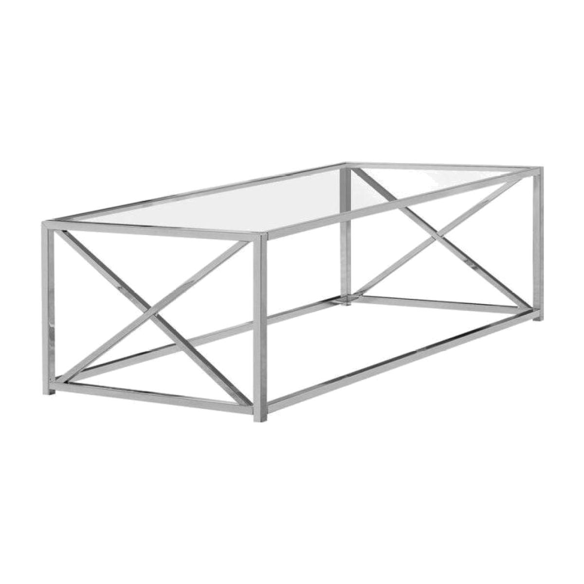 Kex Coffee Table, Silver – image 1