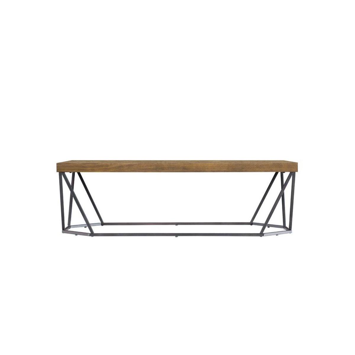Genix Coffee Table, Black & Light Wood – image 2