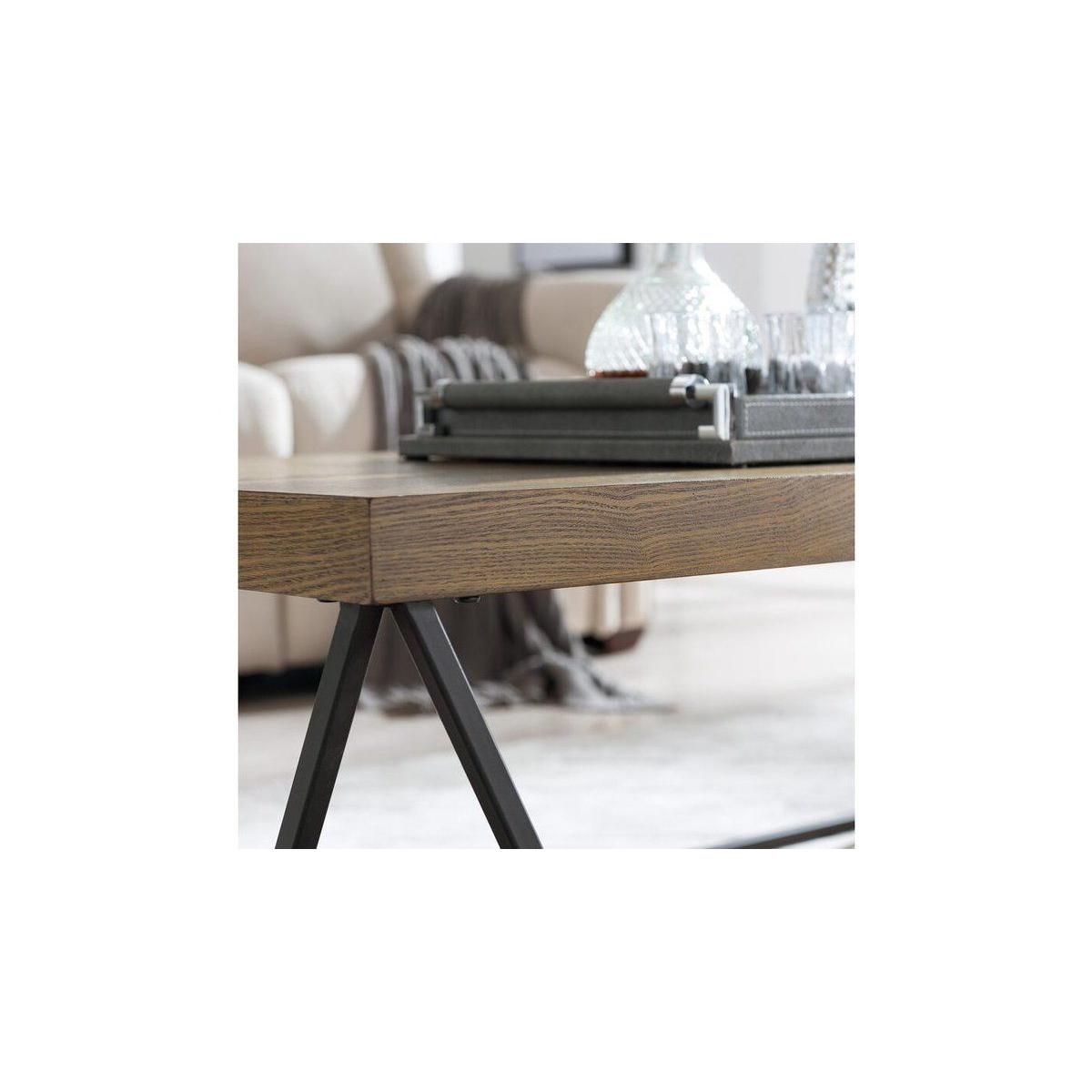 Genix Coffee Table, Black & Light Wood – image 5