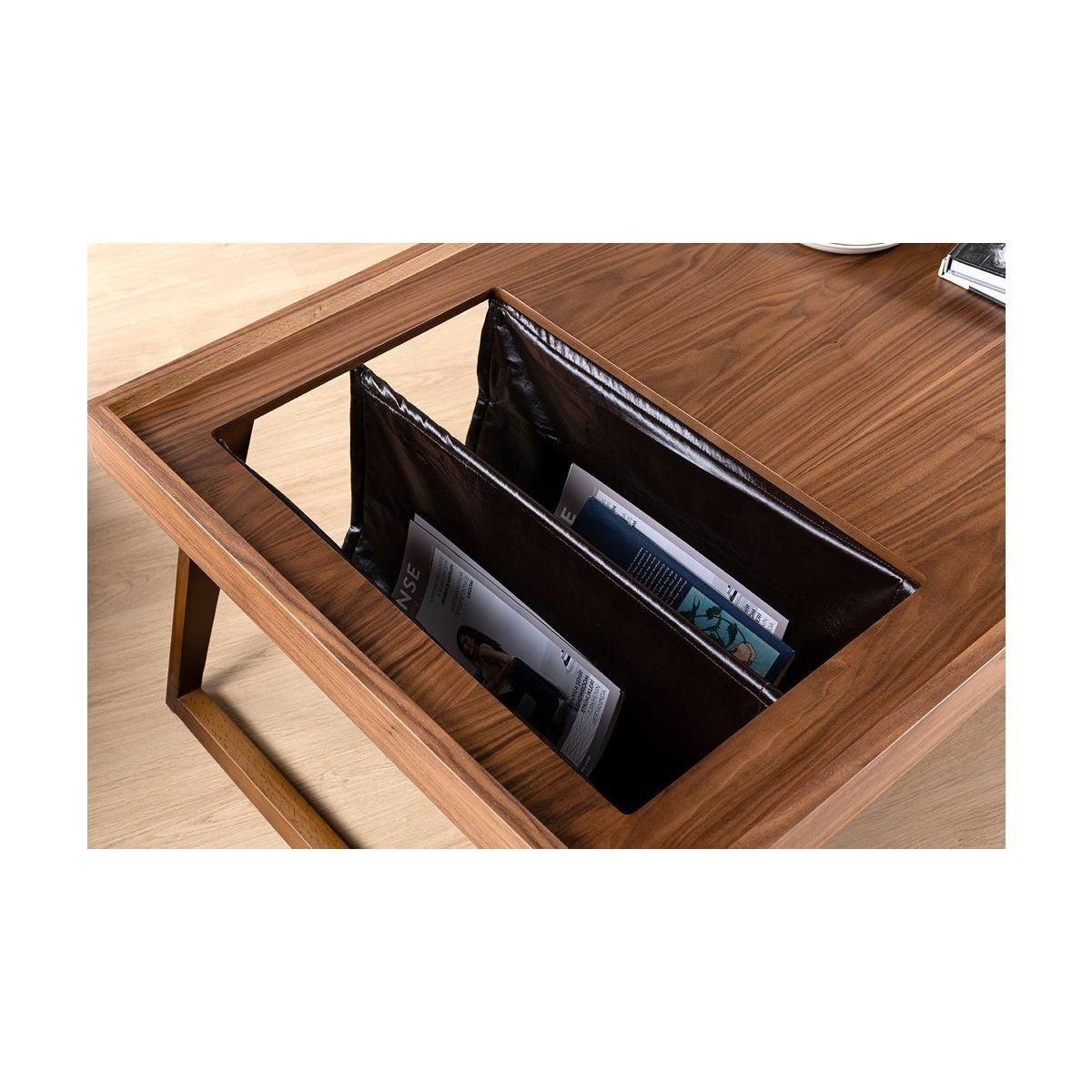 Latex Coffee Table, Dark Wood – image 12