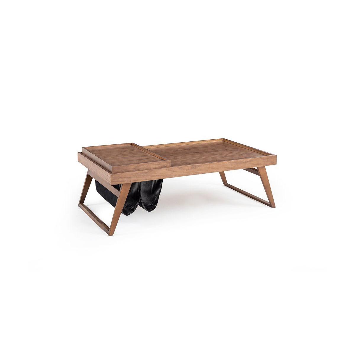 Latex Coffee Table, Dark Wood – image 6