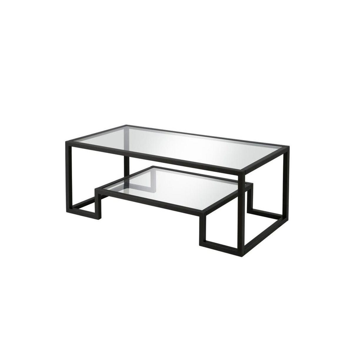 Pegged Coffee Table, Black – image 2