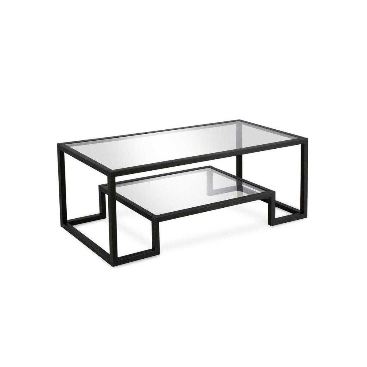 Pegged Coffee Table, Black – image 3