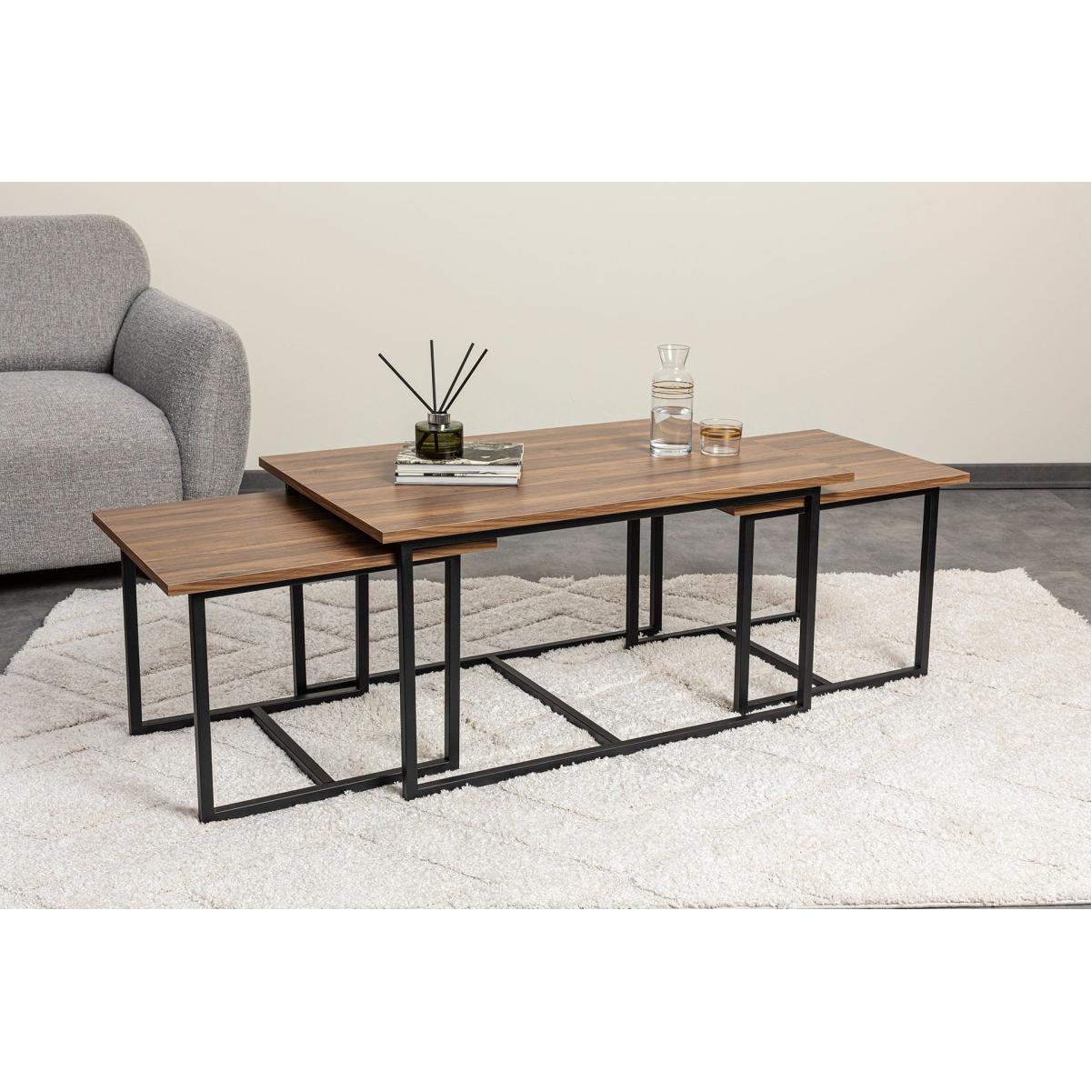 Pandora Coffee Table, Walnut – image 3