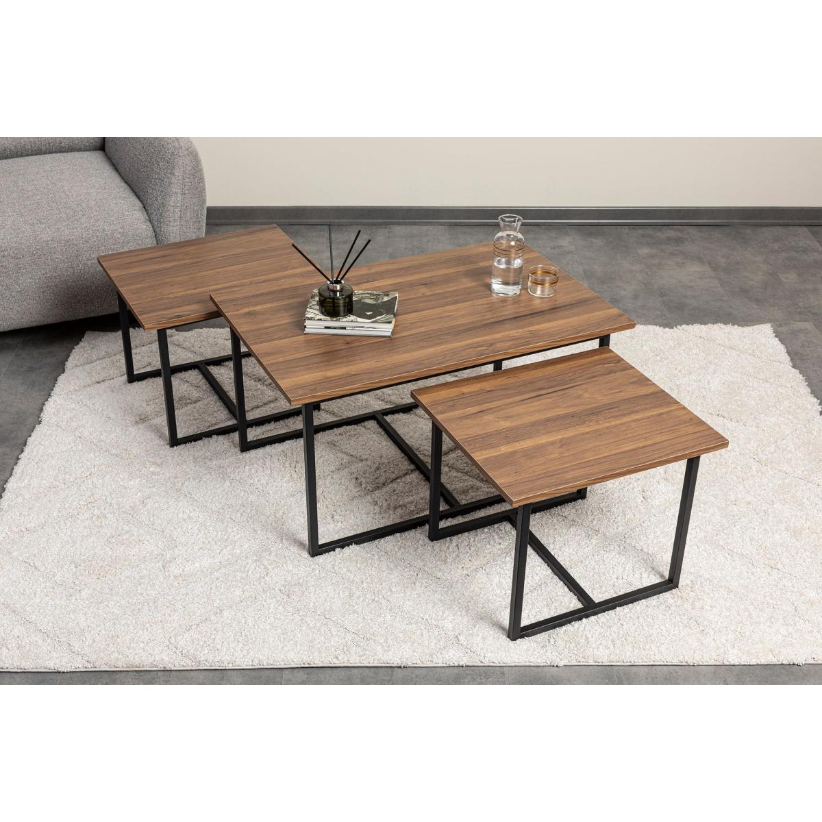 Pandora Coffee Table, Walnut – image 6