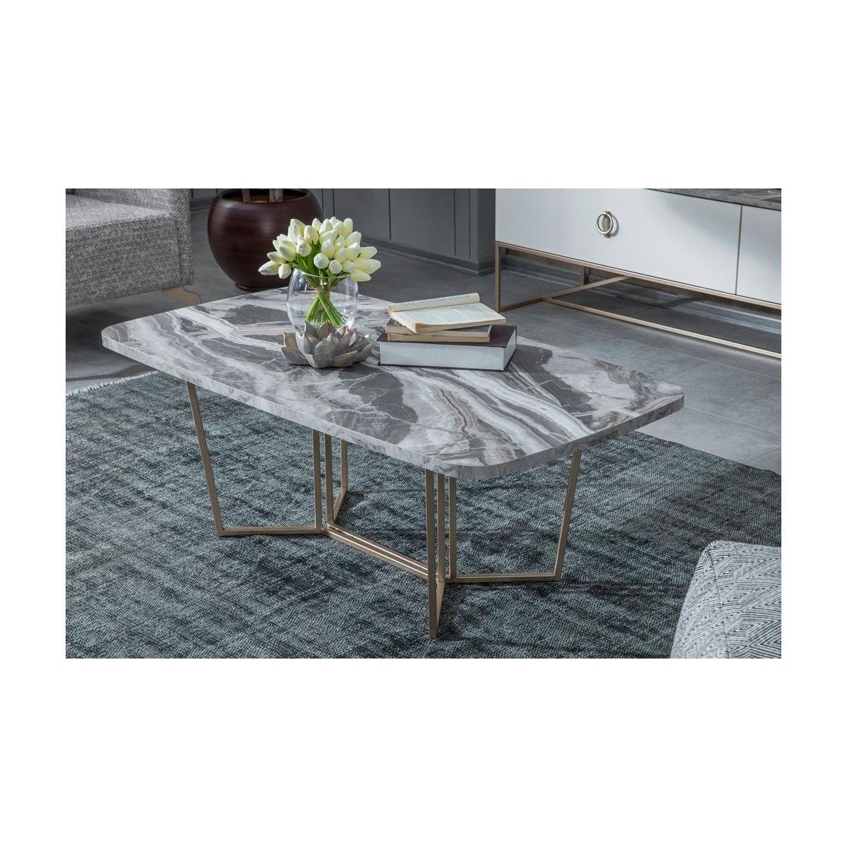 Loft Gold Coffee Table – image 3