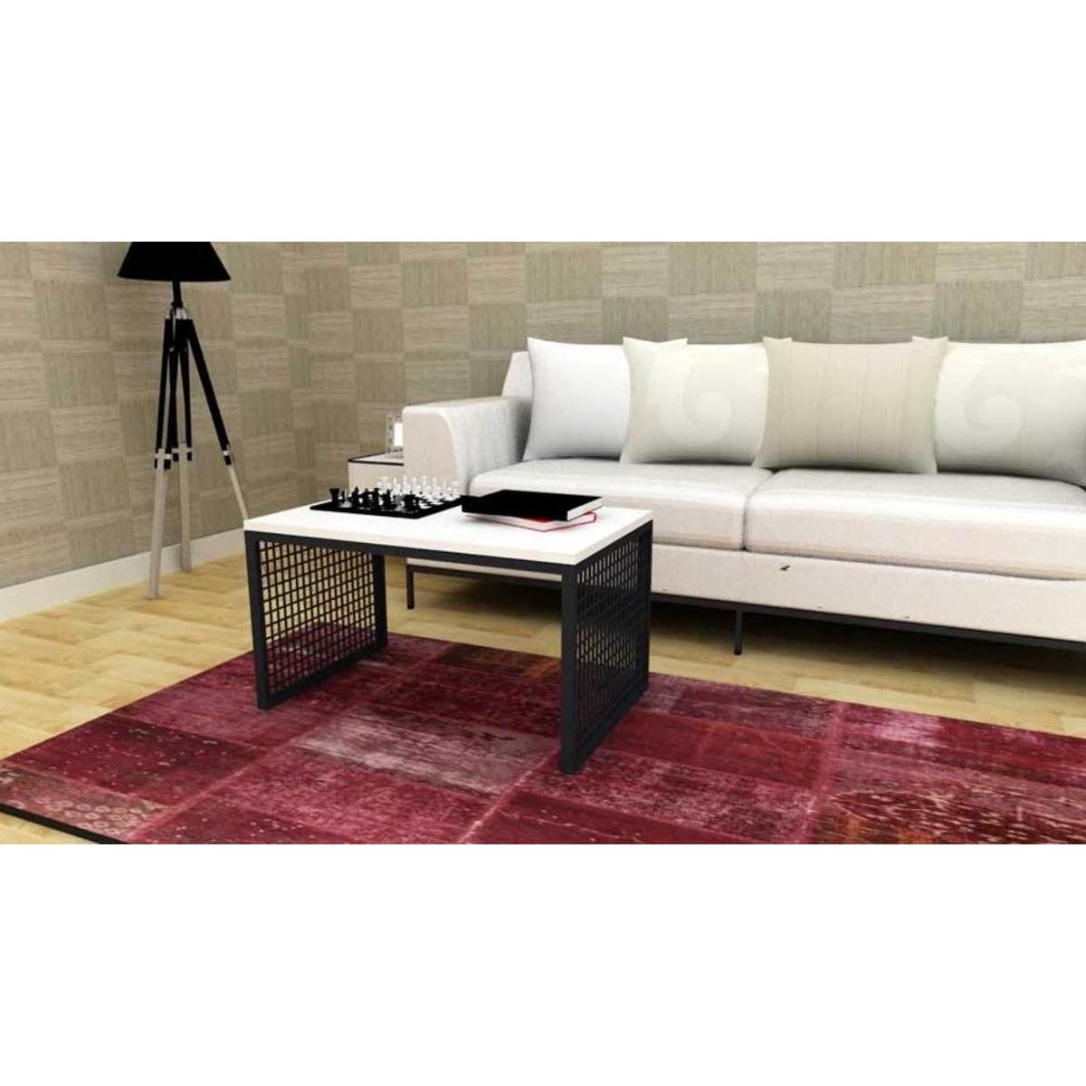 Tera Coffee Table, White & Black – image 3