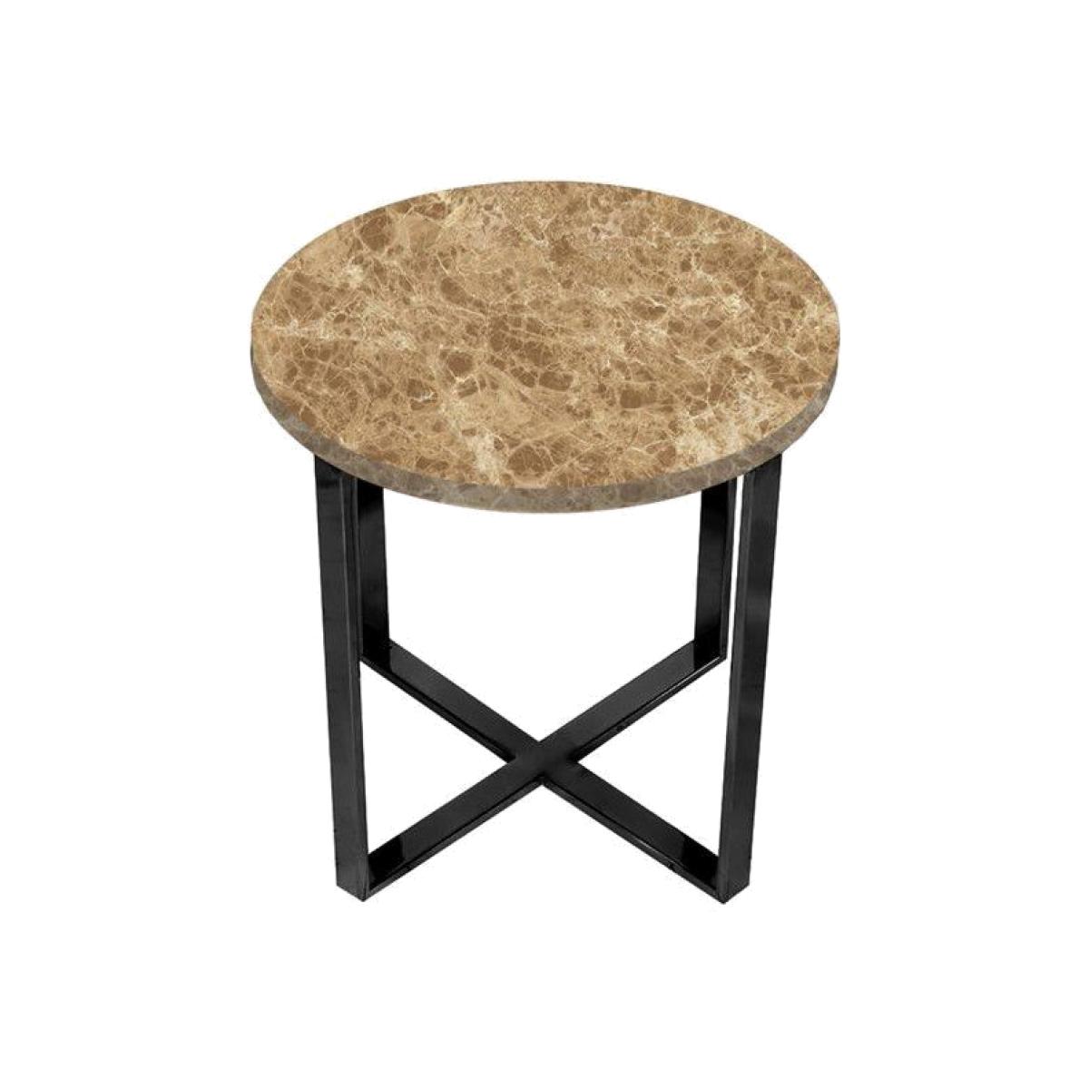 Ilos Marble Coffee Table, Natural & Black