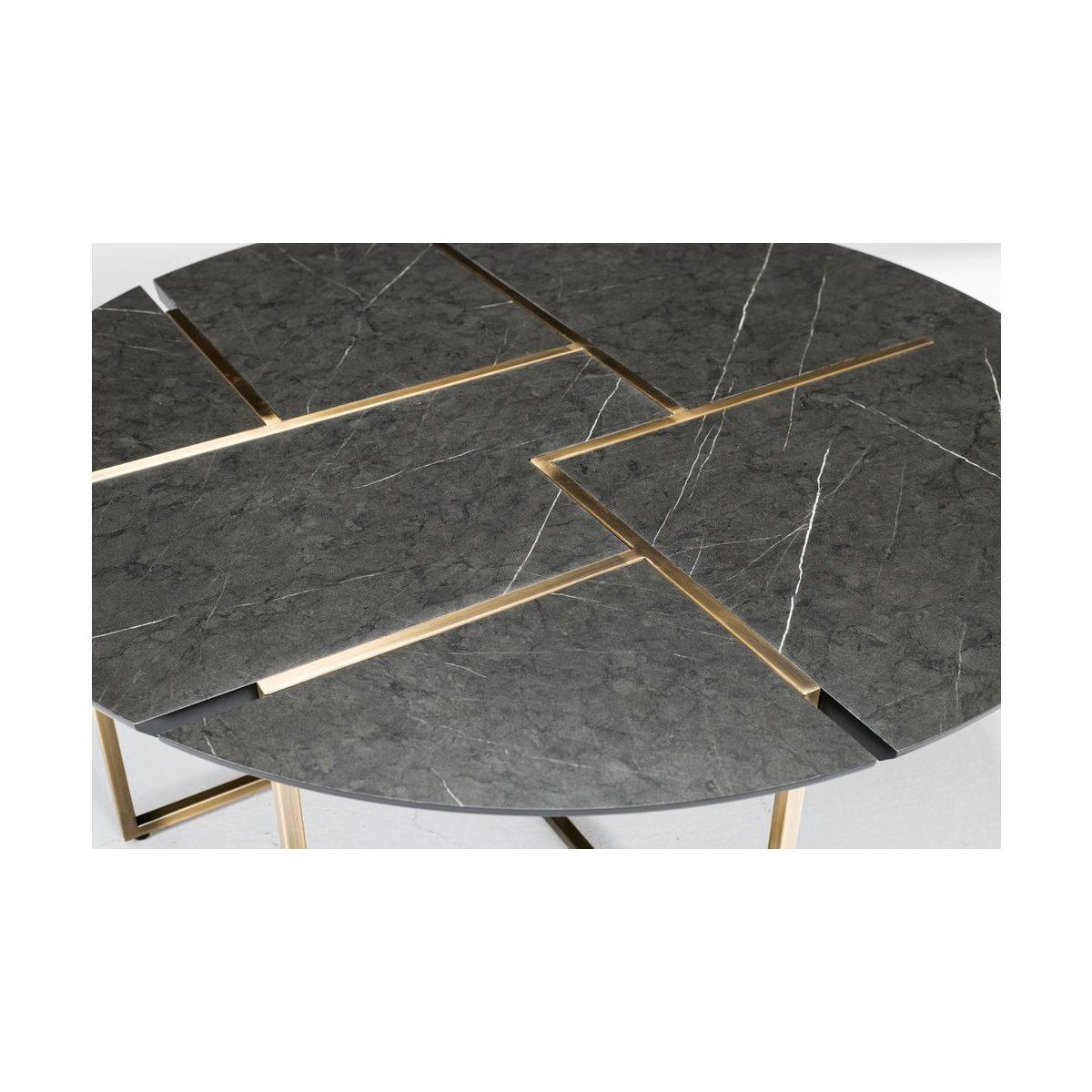 Moon Coffee Table, Black & Gold – image 11