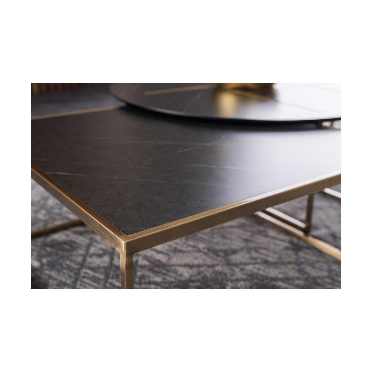 Moon Coffee Table, Black & Gold – image 12