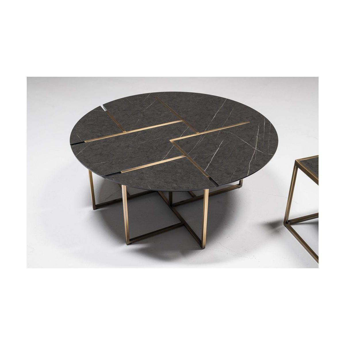 Moon Coffee Table, Black & Gold – image 9