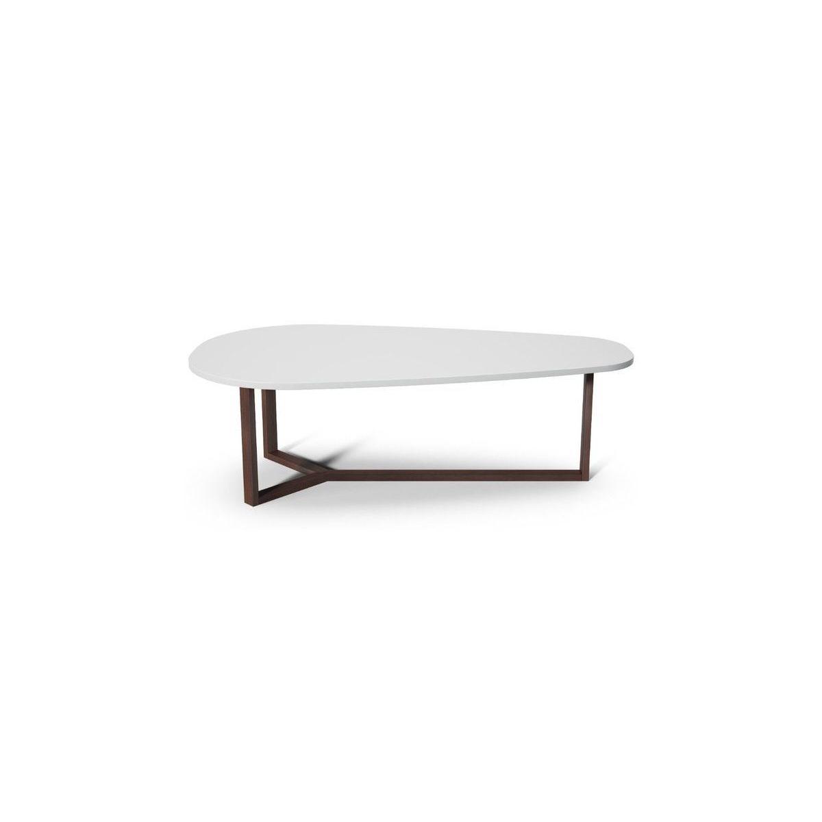 Haven Coffee Table, White & Brown – image 3