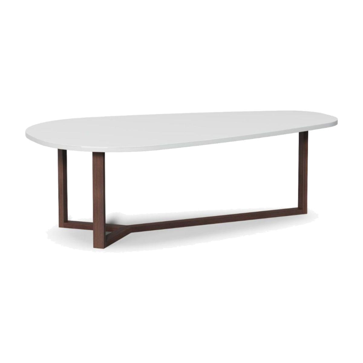 Haven Coffee Table, White & Brown – image 1