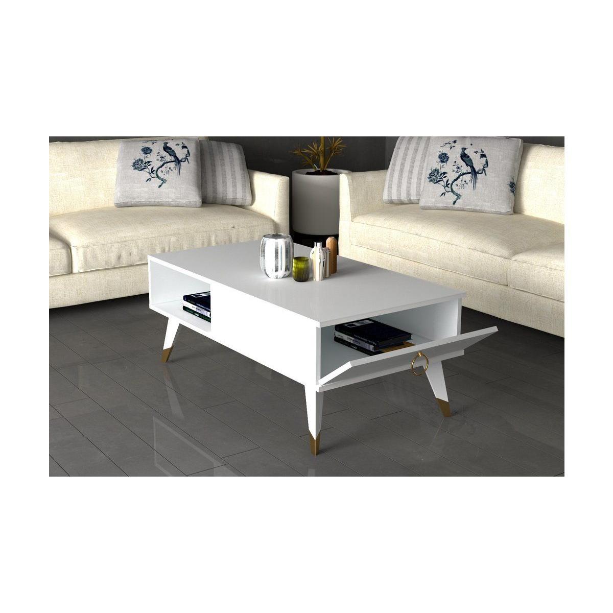 Iliad Coffee Table, White – image 2