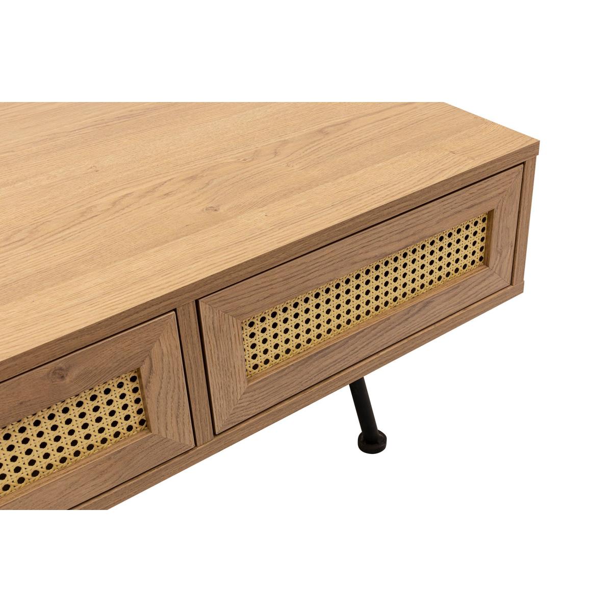 Nala Rattan 2 Drawer Coffee Table – image 12