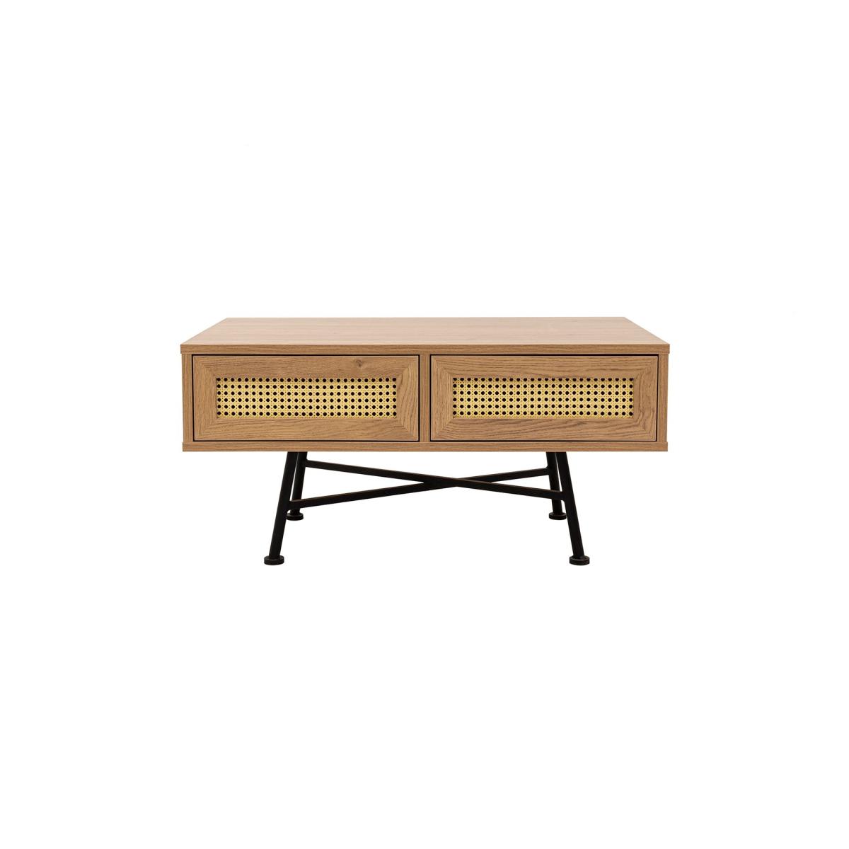 Nala Rattan 2 Drawer Coffee Table – image 8